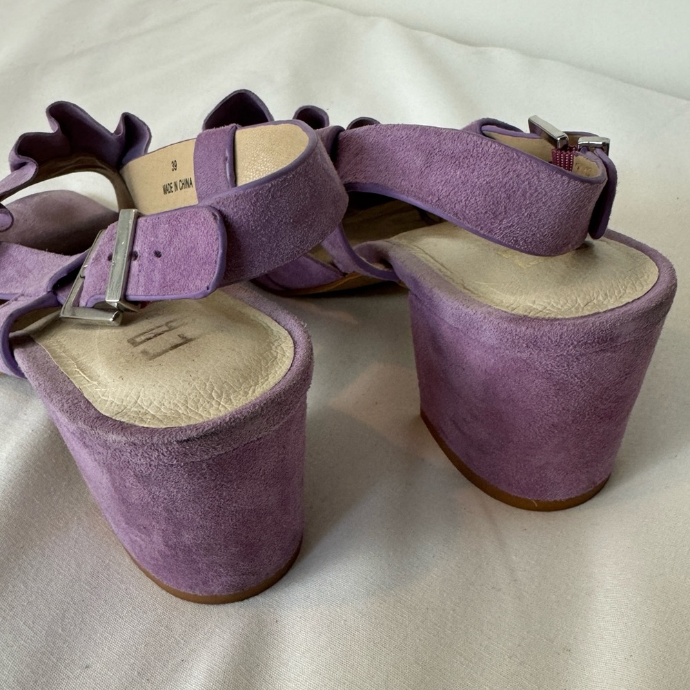 E8 by Miista Lilac Suede Sandals - Picture 4 of 6